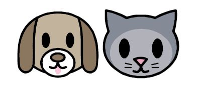 Dog and Cat Face